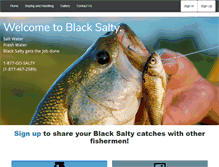 Tablet Screenshot of blacksalty.com